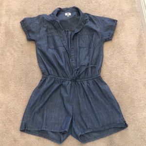 Old Navy Denim Romper size Large